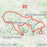 Mapa I Jurajski Maraton Rowerowy
